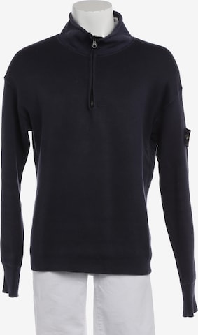 Stone Island Sweatshirt / Sweatjacke XL in Blau: Vorderseite