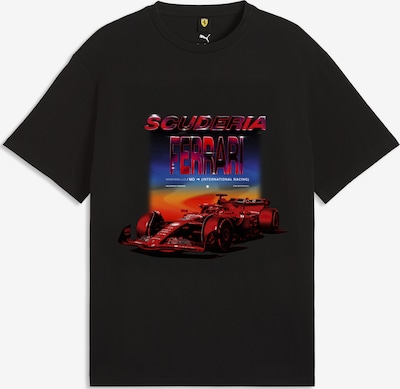 PUMA Functioneel shirt 'Puma x Scuderia Ferrari Tribes' in de kleur Blauw / Oranje / Rood / Zwart, Productweergave