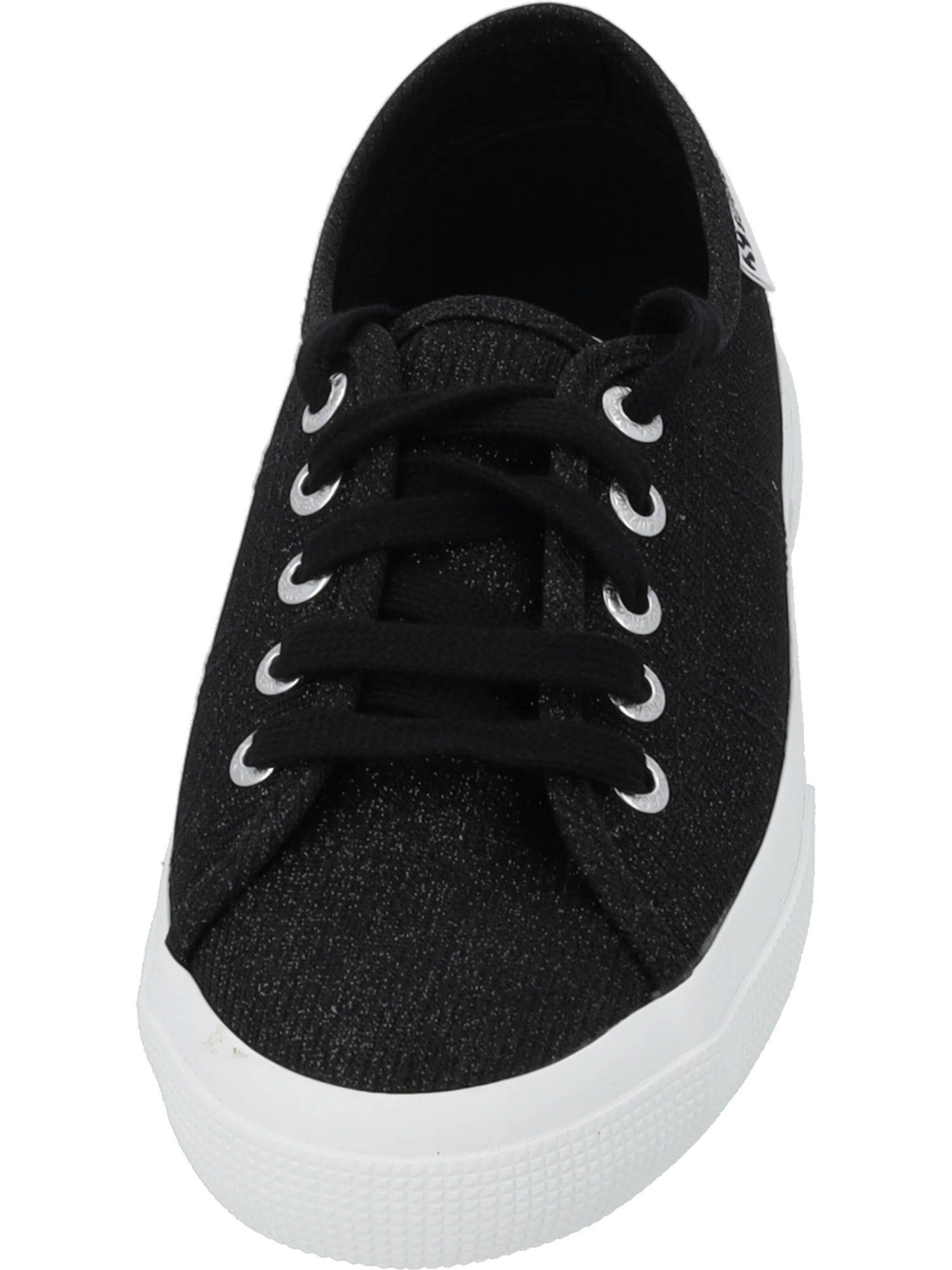 SUPERGA Sneakers 'Lame S4135ZW' in Black