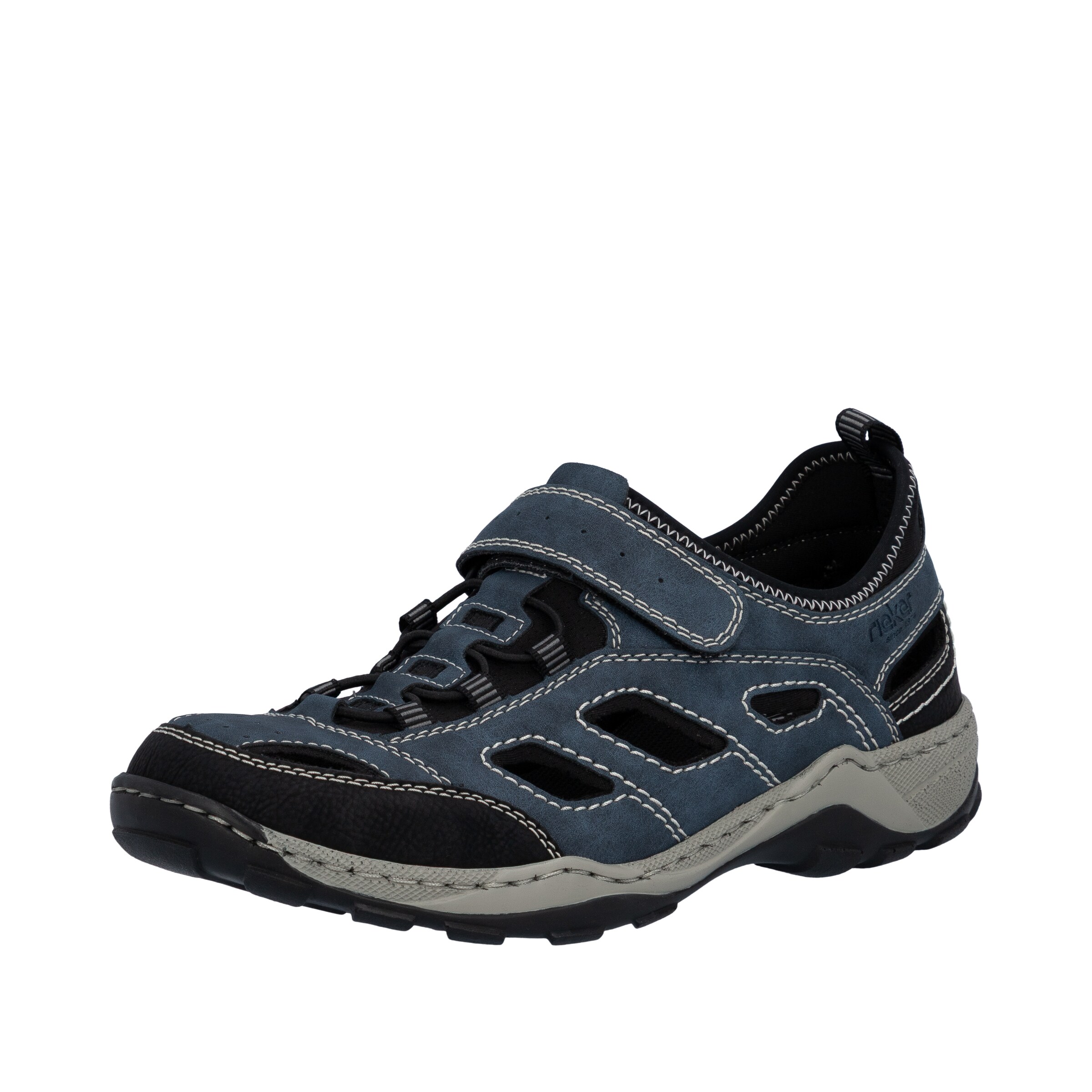 Rieker Hiking Sandals in Blue: front