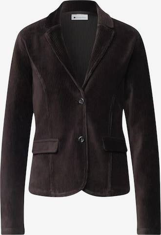 Blazer 'Short Soft Corduroy Blazer 213164' di STREET ONE in marrone: frontale
