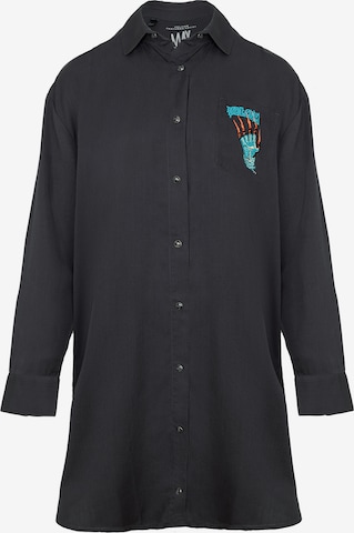 Robe-chemise 'Max Sherman' Volcom en gris : devant