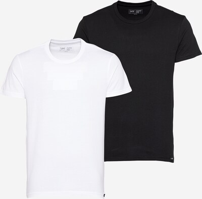 Marškinėliai 'Twin Pack Crew' iš Lee, spalva – juoda / balta, Prekių apžvalga