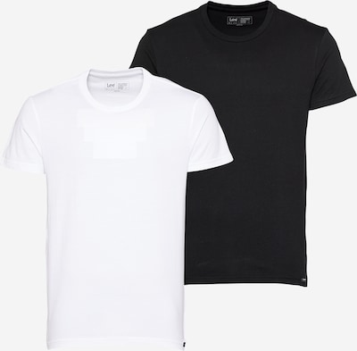 Lee Shirt 'Twin Pack Crew' in Black / White, Item view