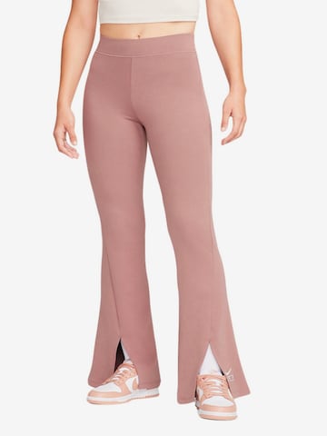 Flared Pantaloni sportivi di Nike Sportswear in colori misti: frontale