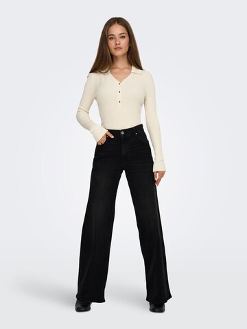 ONLY Wide Leg Jeans 'ONLChris' in Schwarz