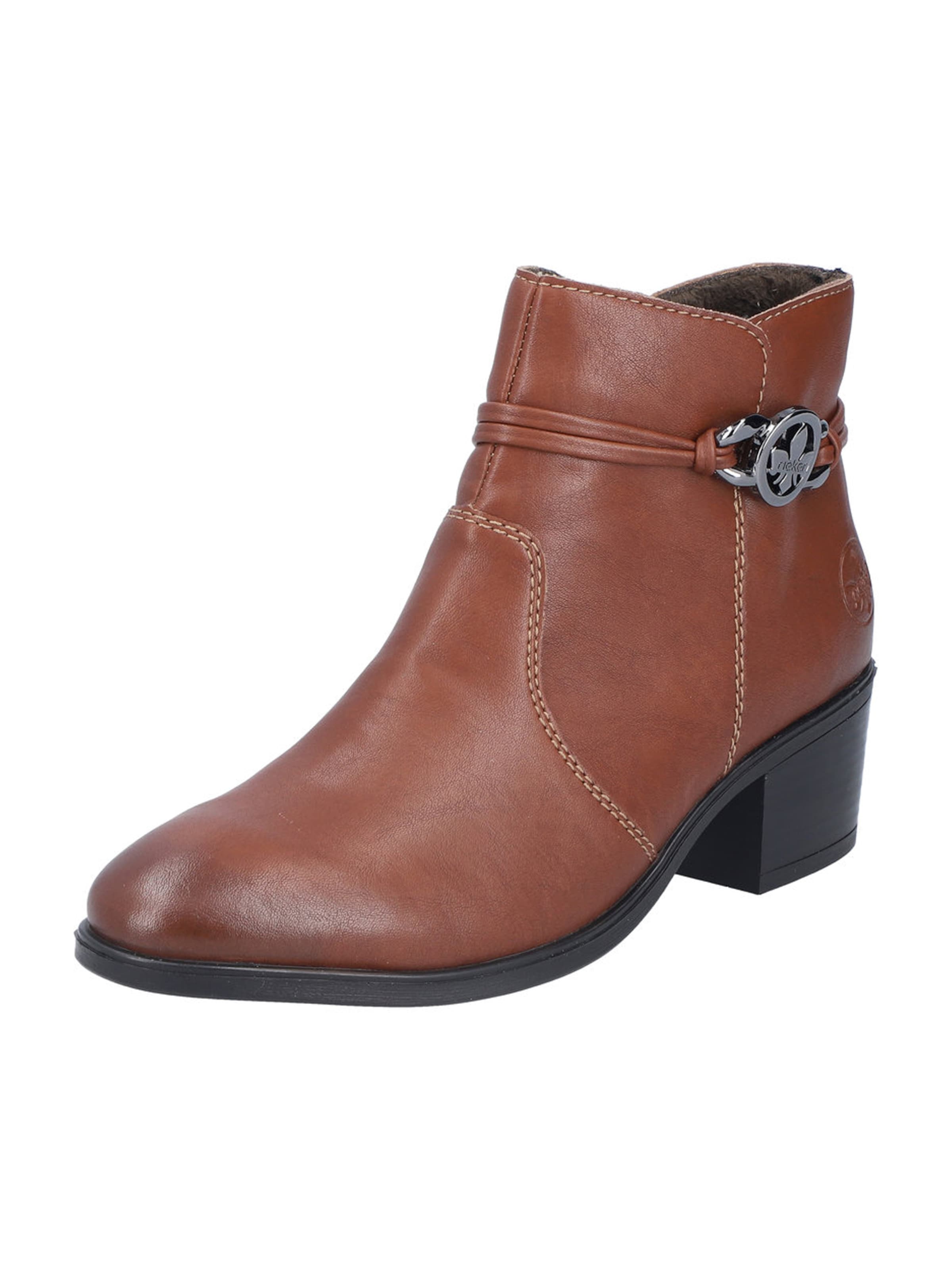 Rieker Rövid szárú csizmák - barna: elől