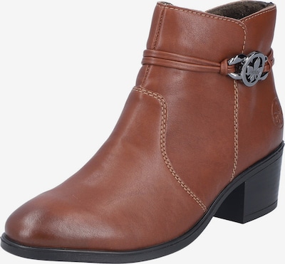 Botine pe 36 Rieker pe castaniu, Vizualizare produs