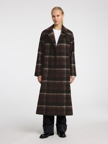SELECTED FEMME Between-seasons coat in Brown