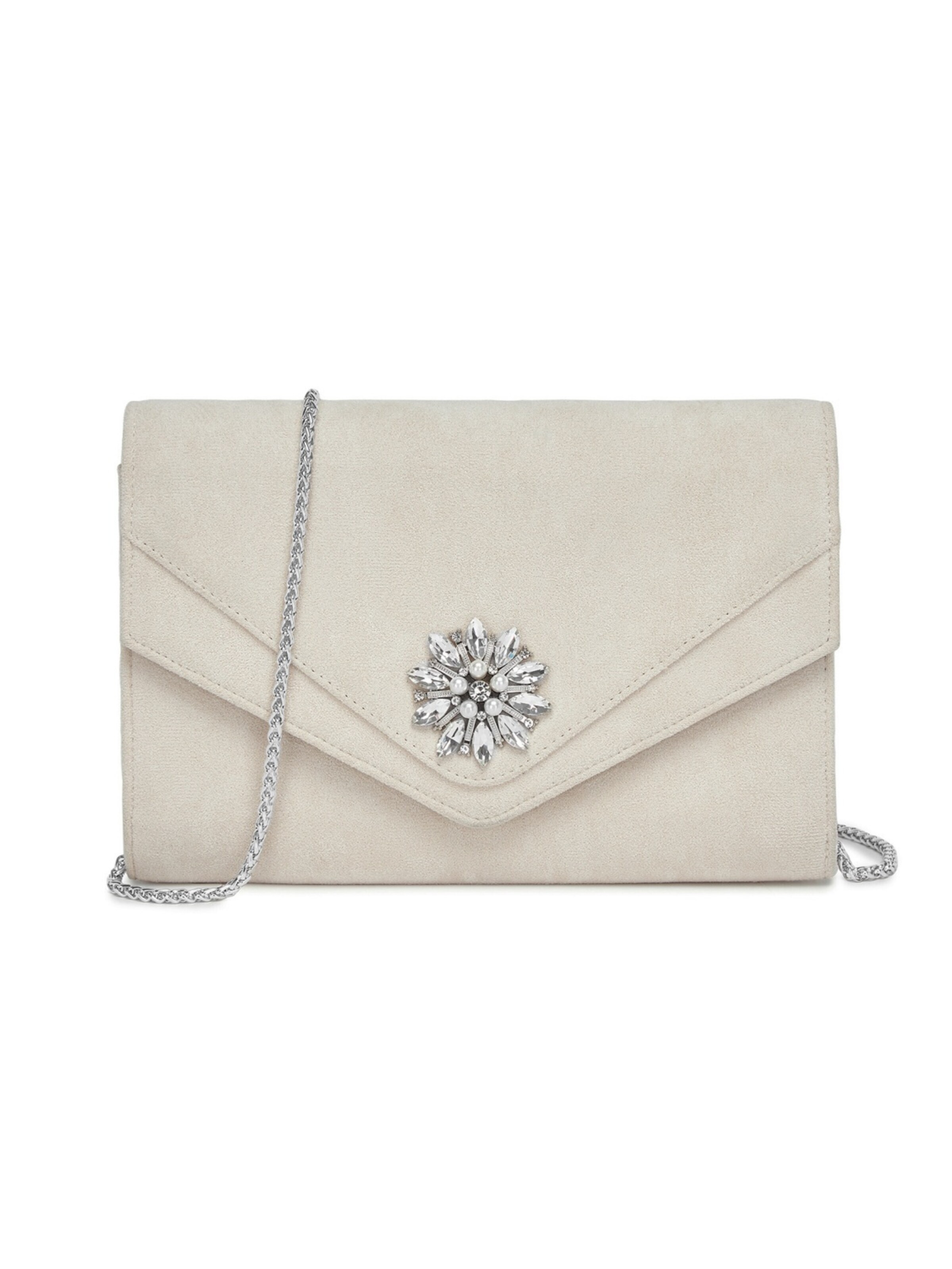 Miss Lulu Clutch‌‌‌‌‌‌ in Beige: Vorderseite