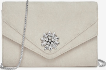 Miss Lulu Clutch in Beige: Vorderseite