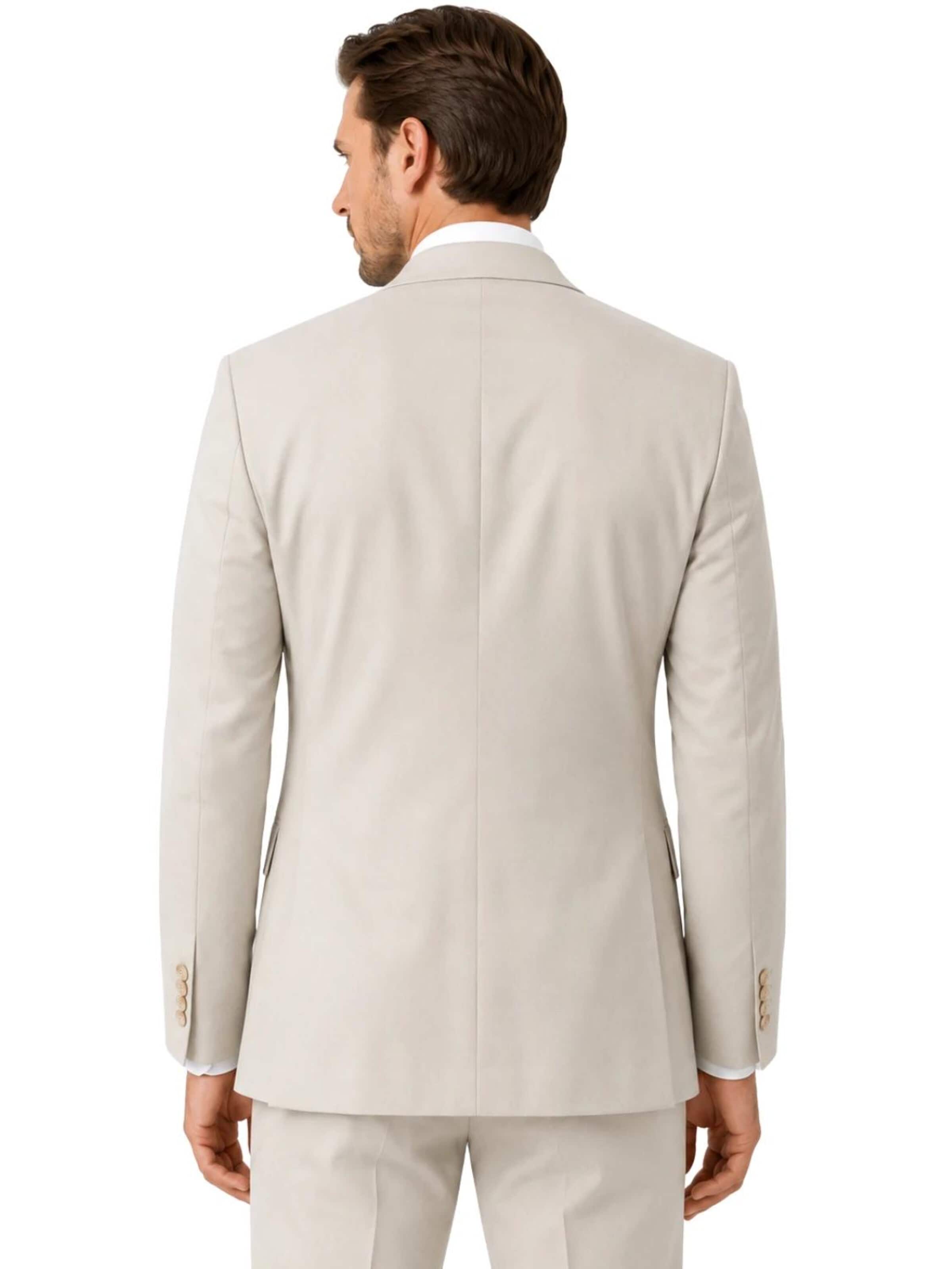 Guild Slim fit Suit 'Extra Slim fit Business Anzug' in Beige
