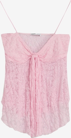 Bershka Toppi värissä vaaleanpunainen: etupuoli