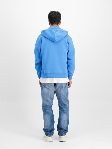 ALPHA INDUSTRIES Sweat jacket in Blue