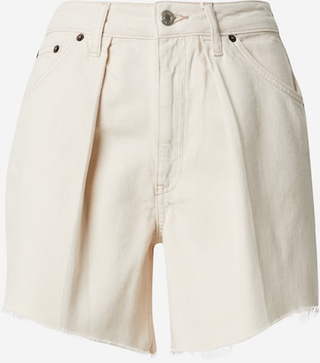 TOPSHOP Loosefit Shorts in Weiß: predná strana