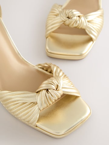 Next Лодочки 'Forever Comfort® Twist' в Золотой