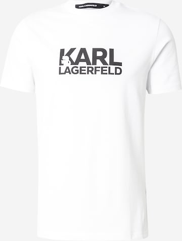 T-Shirt Karl Lagerfeld en blanc : devant