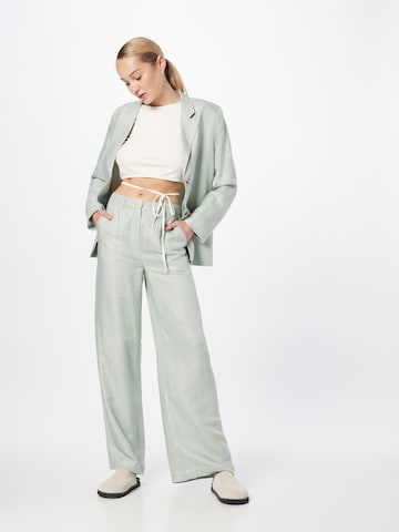 Wide Leg Pantalon minimum en gris