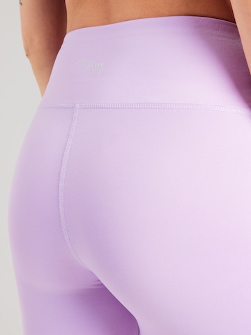 Hey Honey Skinny Sportsbukser i lilla