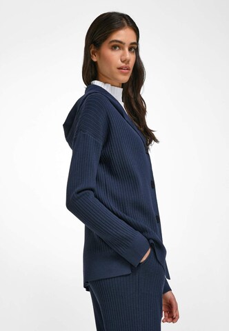 Peter Hahn Knit Cardigan in Blue