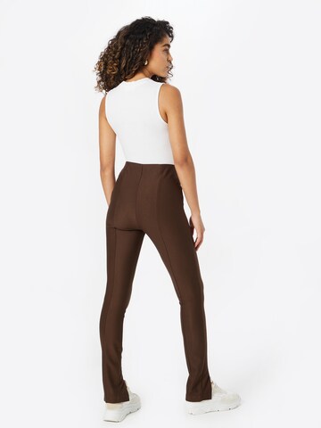 VILA Skinny Leggings 'Manon' in Bruin