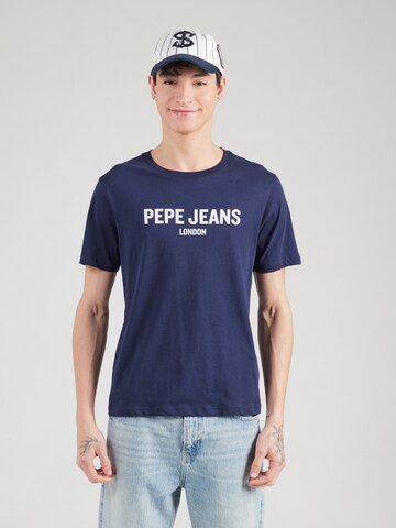 Pepe Jeans T-Shirt 'DONNY' in Blau: Vorderseite