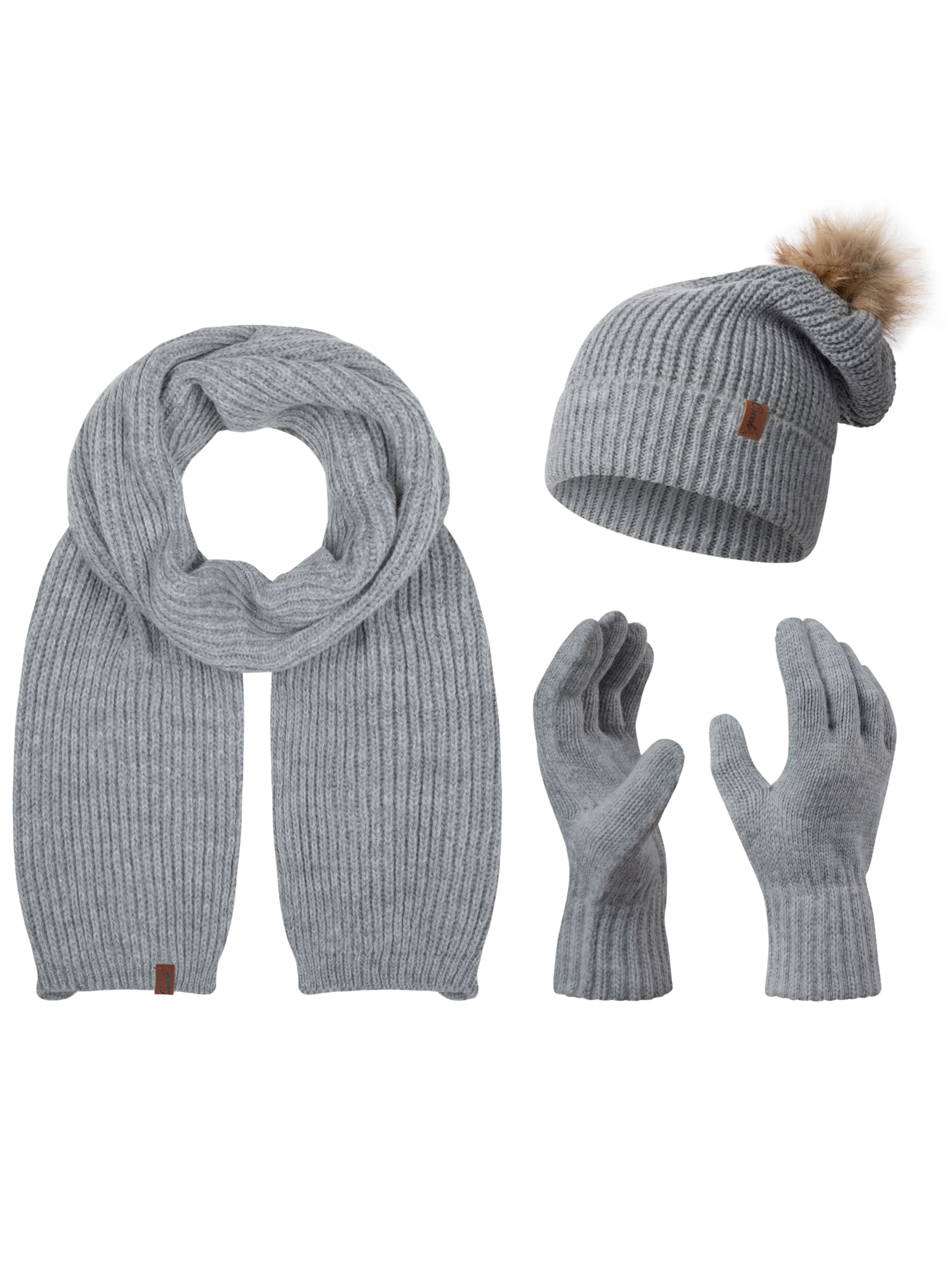 Rock Creek Beanie in Grey: front