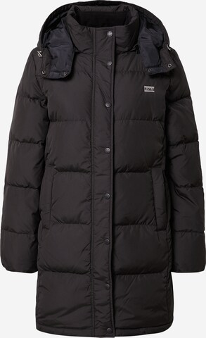 LEVI'S ® Zimní kabát 'Quinn Mid Down Puffer' – černá: přední strana