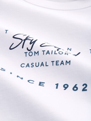 TOM TAILOR Shirt in White