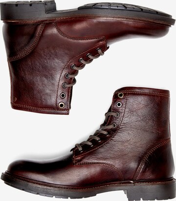 Bottines à lacets 'Tanner' JACK & JONES en marron