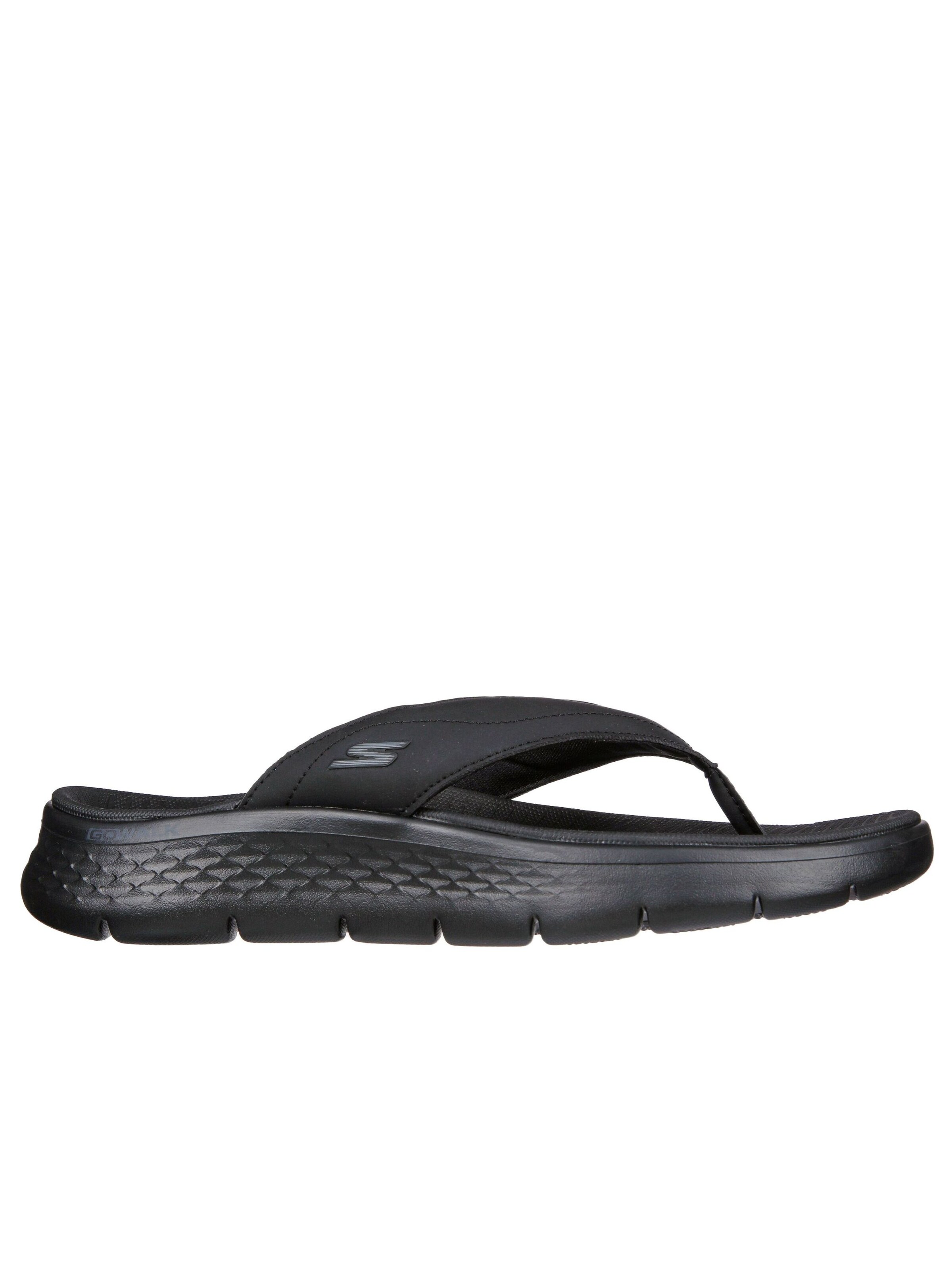 SKECHERS T-Bar Sandals 'GO WALK FLEX - VALLEJO' in Black: front