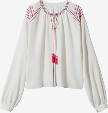 MANGO TEEN Blouse 'Bombai' in White: front