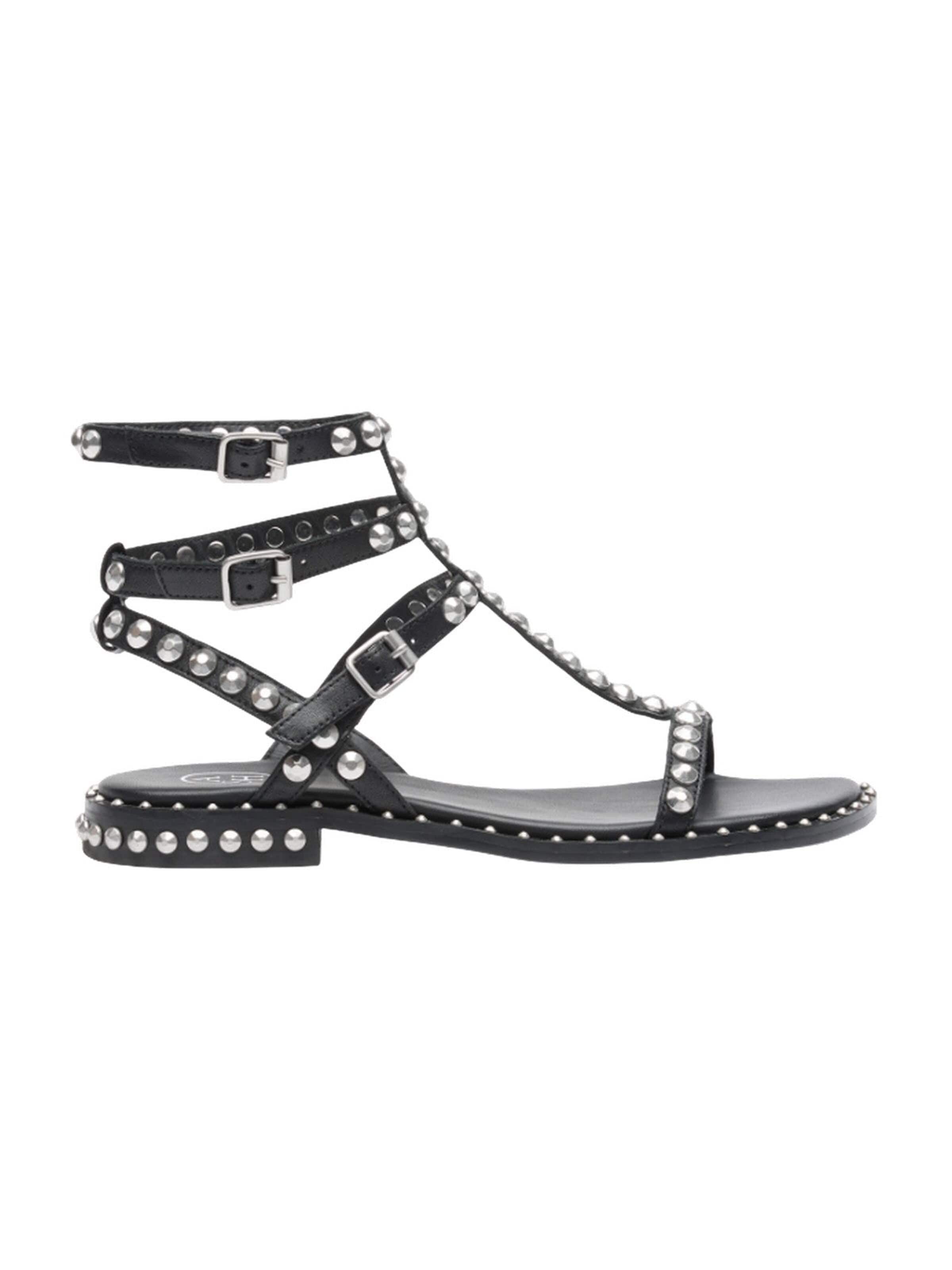 ASH - Sandalias con hebilla en negro: frente
