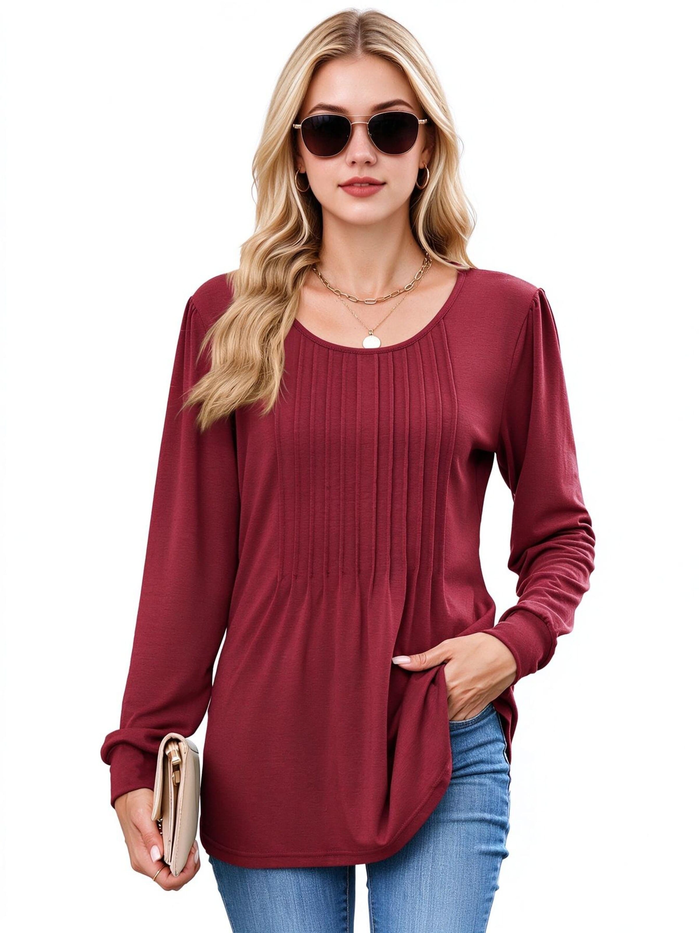 Yesfashion Shirt in Rood: voorkant