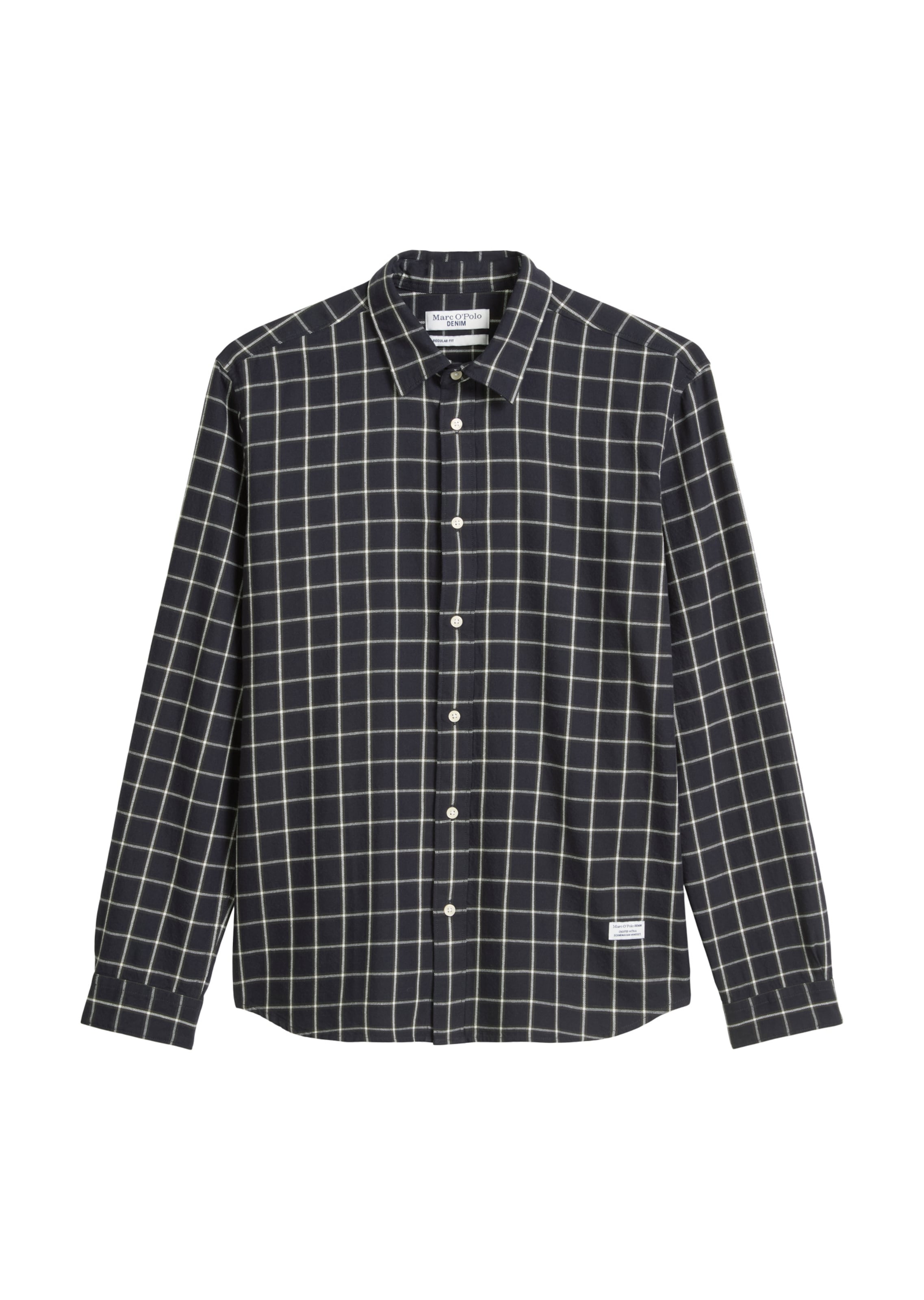 Marc O'Polo DENIM Button Up Shirt in Marine blue / Light grey, Item view