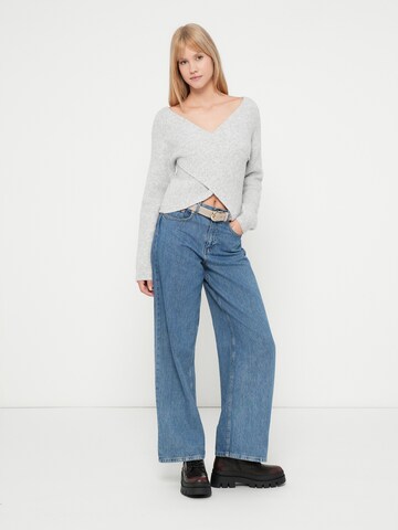 PIECES Pulóver 'PCSILLY' - szürke