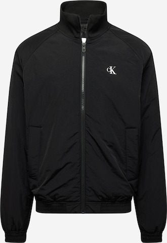 Calvin Klein Jeans Jacke 'HARRINGTON' in Schwarz: predná strana