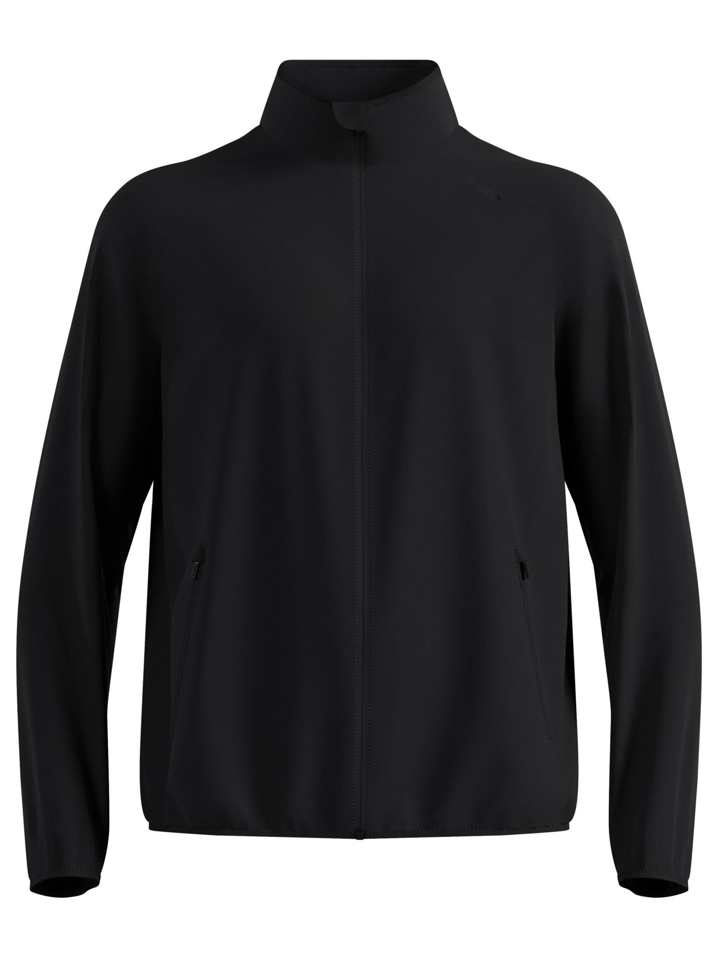Giacca sportiva 'ESSENTIAL LIGHT' di ODLO in nero: frontale