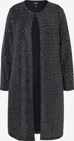 Ulla Popken Kimono in Schwarz: Vorderseite