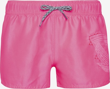 PROTEST Sportbademode 'FOUKE JR' in Pink: Vorderseite