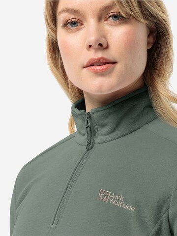 JACK WOLFSKIN - Pullover desportivo 'TAUNUS' em verde