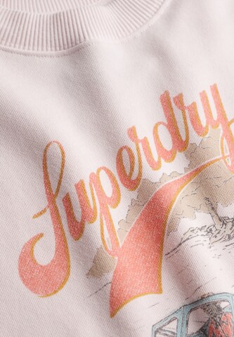 Sweat-shirt Superdry en rose