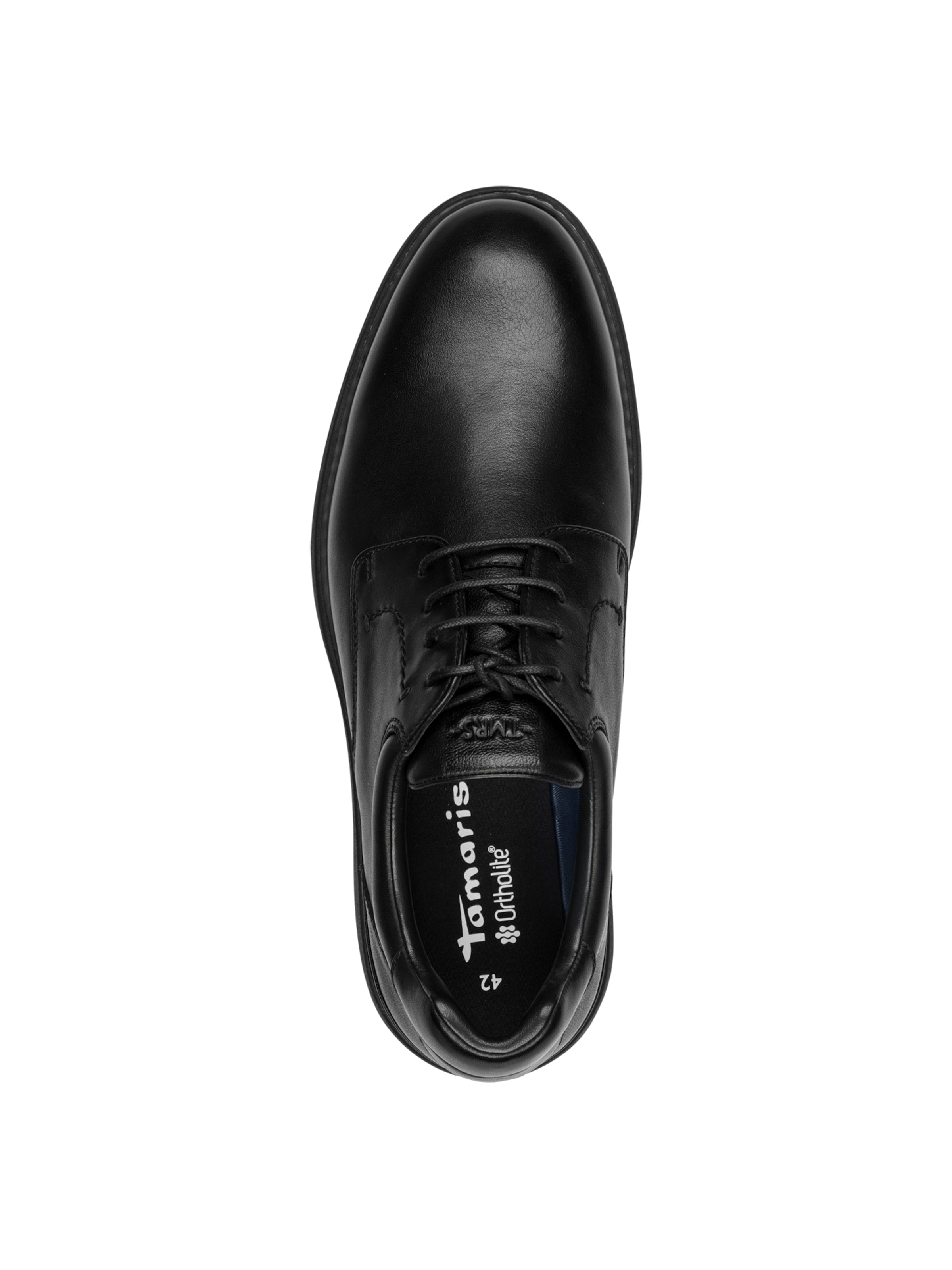 Chaussure de sport à lacets Tamaris en noir