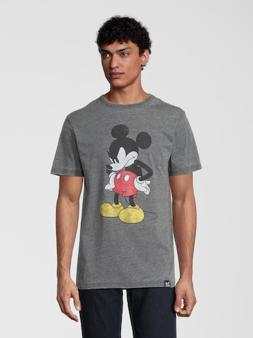 Recovered T-Shirt 'Mickey Mouse' in Grau: predná strana