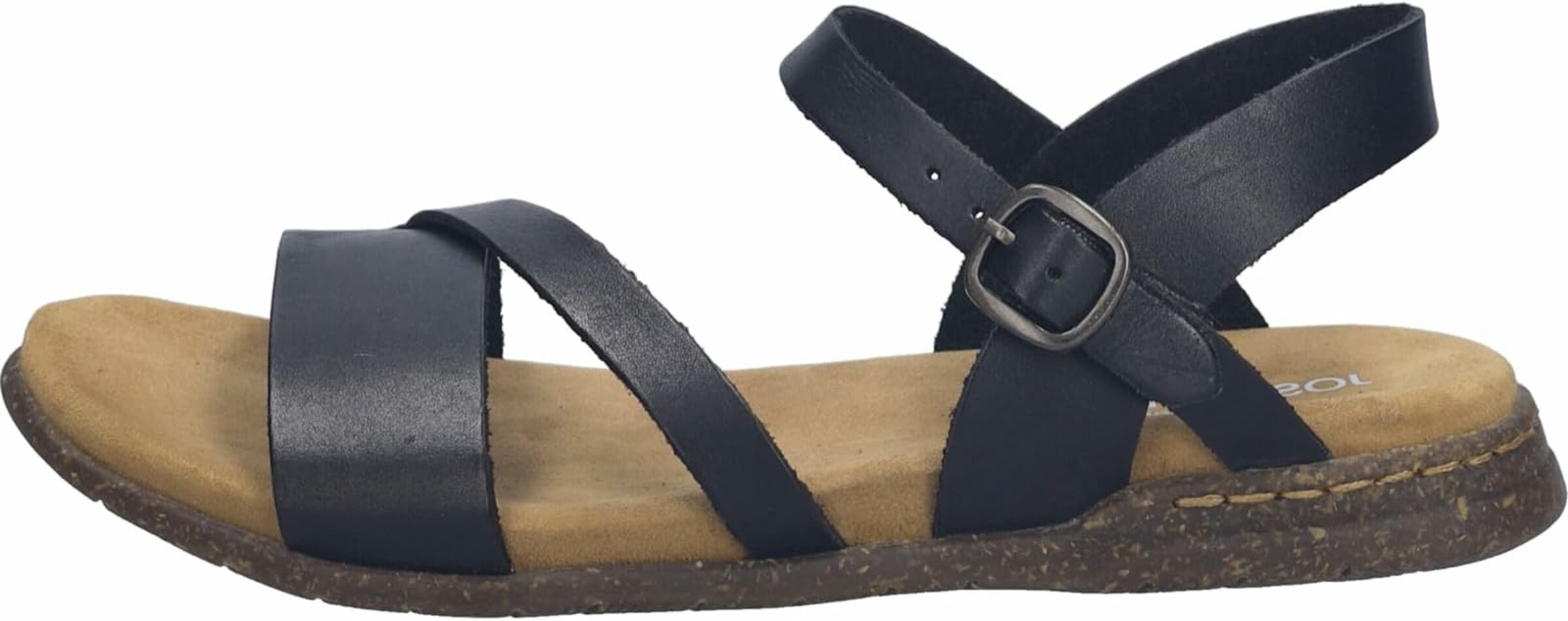JOSEF SEIBEL Sandalen met riem in Zwart
