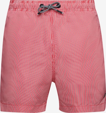 Superdry Board Shorts in Red: front