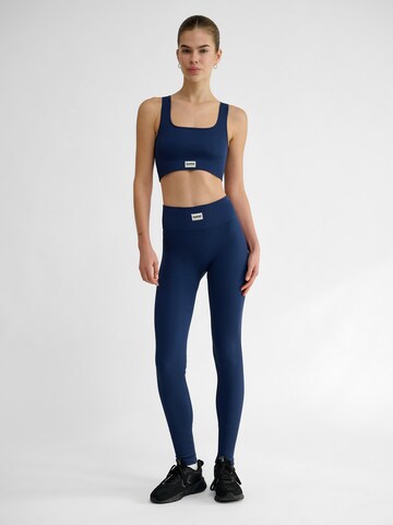 Hummel Skinny Sports trousers in Blue