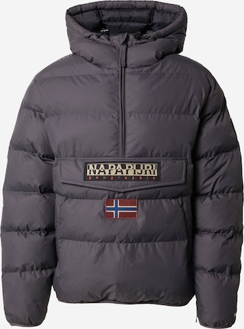 NAPAPIJRI Зимняя куртка 'RAINFOREST' в Серый: спереди