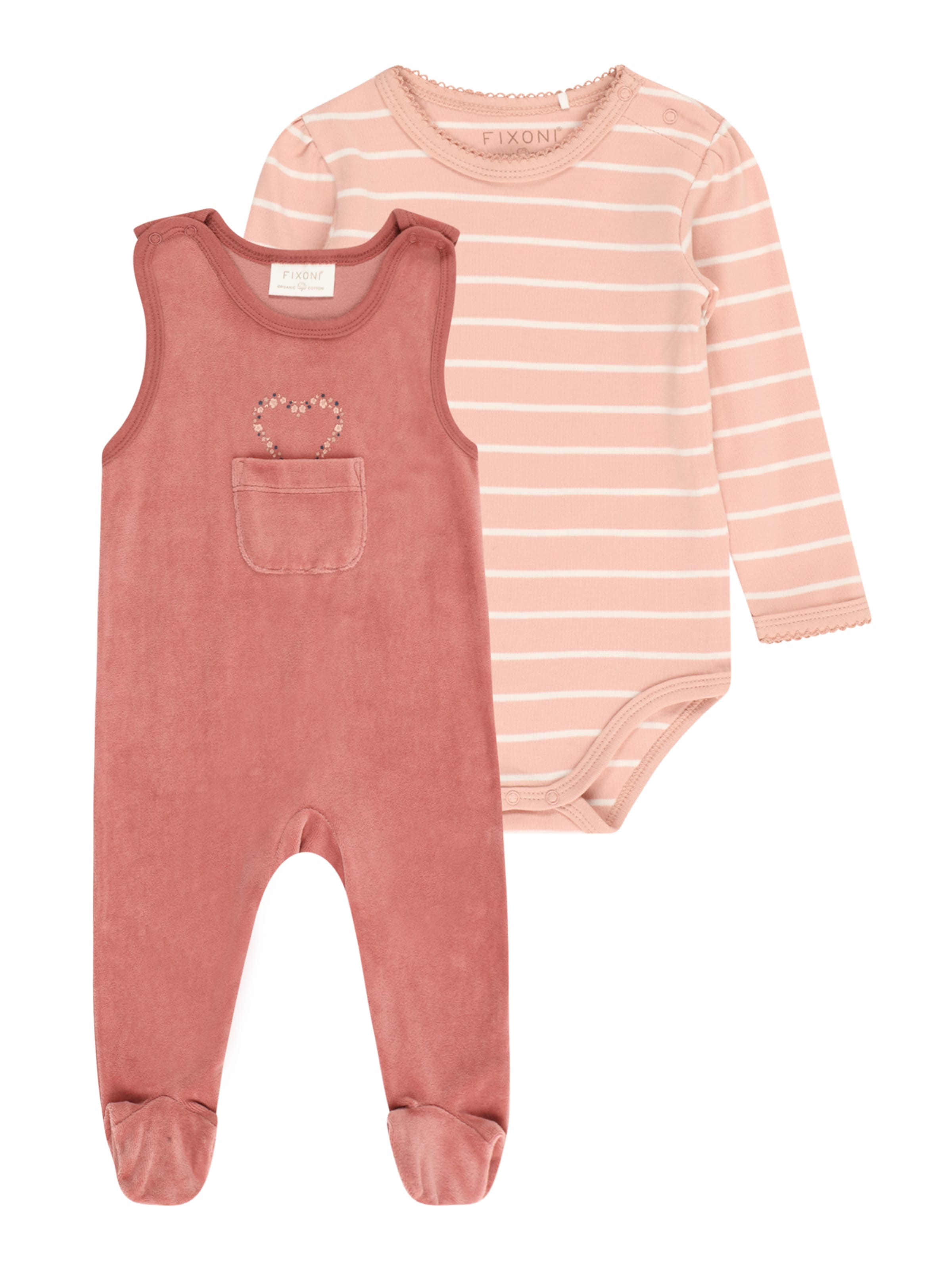 Fixoni Σετ σε ροζ: μπροστά