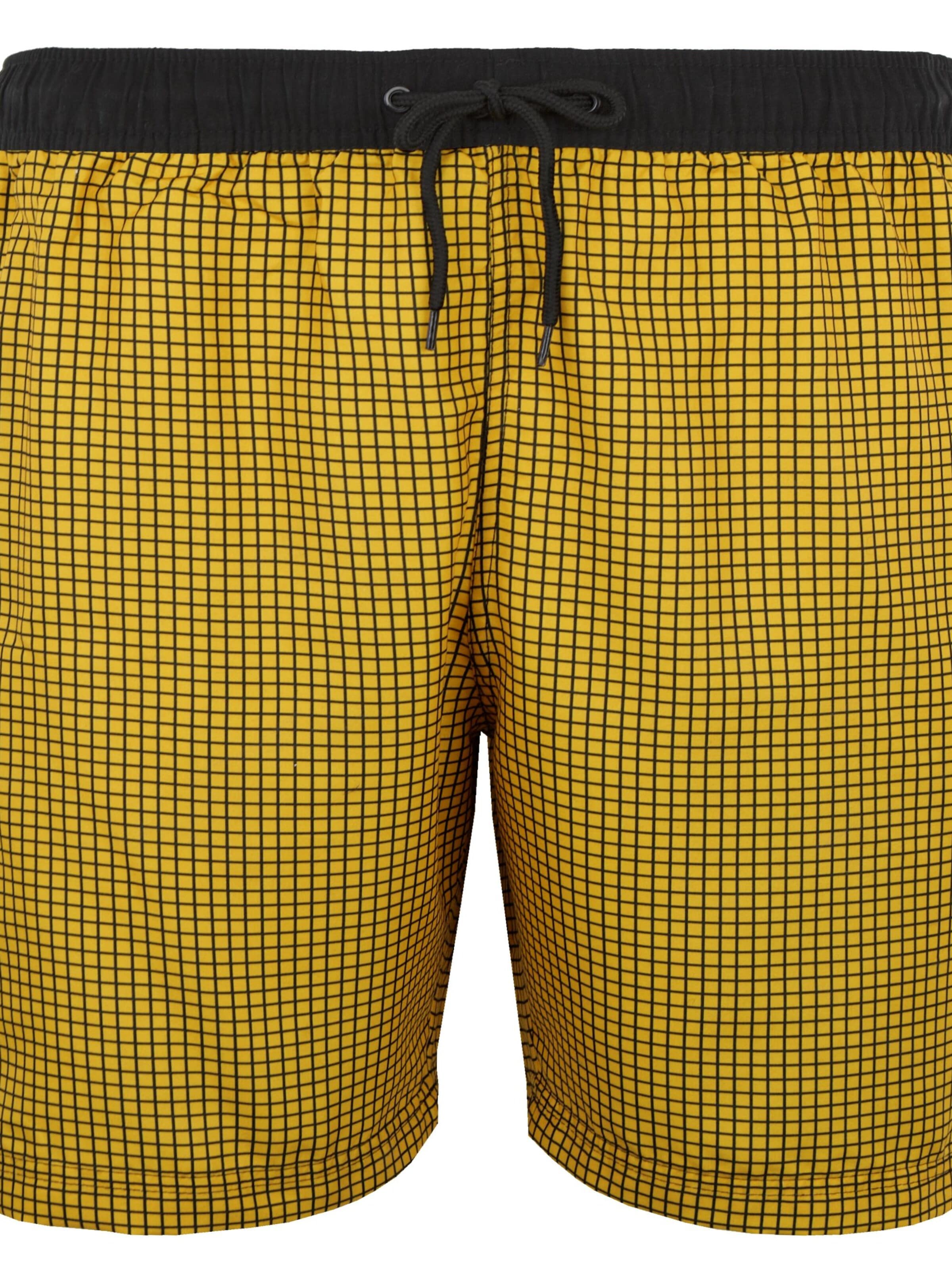 Guggen Mountain Swimming shorts 'Boardshorts Style 6' in Yellow